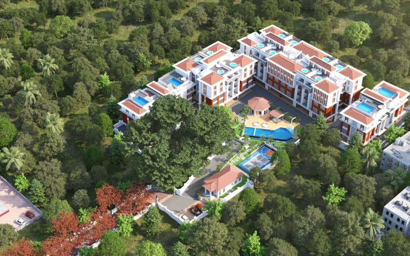 Whispering Glenz- 1bhk apartment for sale near Mapusa Goa