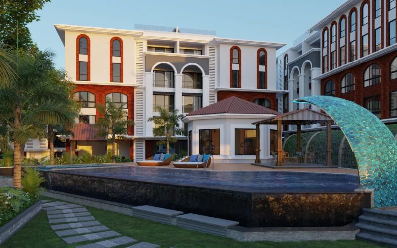 Whispering Glenz- 1bhk apartment for sale near Mapusa Goa