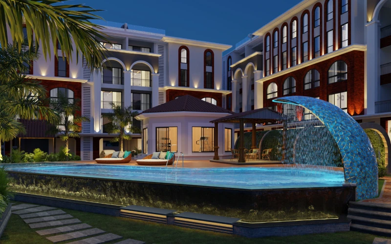 Whispering Glenz- 1bhk apartment for sale near Mapusa Goa